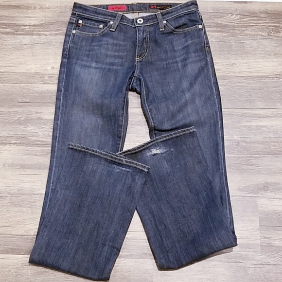 AG Adriana Goldshmied The Angel Dark Wash Boot Cut Jeans - Picture 6 of 8